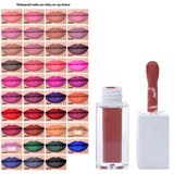51 Color White Square Cover Matte Liquid Lipstick #24-51