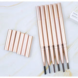 6 Colors  Gold Tube Eyebrow Pencil