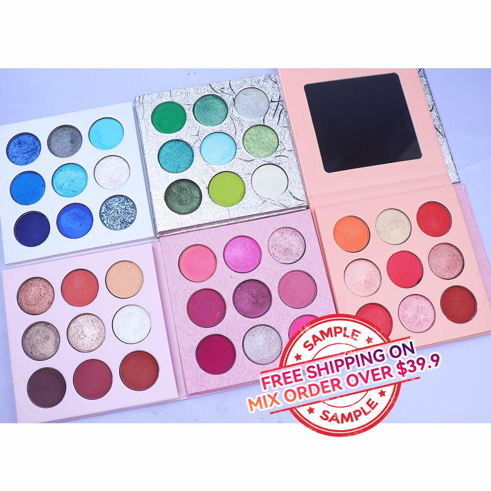 【SAMPLE】9 Color Highpigment Eyeshadow Palette -【Free Shipping On Mix Order Over $39.9】