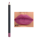 21 color black tube lip liner