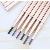 6 Colors  Gold Tube Eyebrow Pencil