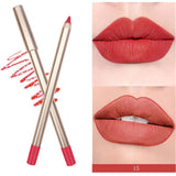 15 colors gold tube lip liner