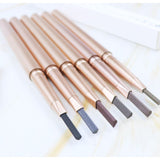 6 Colors Gold Tube Eyebrow Pencil【30PCS Free Shipping & Free Print Logo】