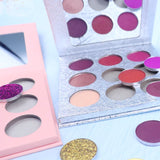 Paleta de sombras de ojos personalizada de 9 colores【20PCS Envío gratis y logotipo de impresión gratis】