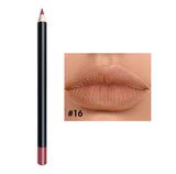 21 color black tube lip liner