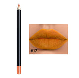 21 color black tube lip liner