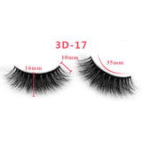 3D Thick Mink Hair False Eyelashes (#01-#25)