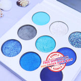 【MUESTRA】Paleta de sombras de ojos de 9 colores Highpigment -【Envío gratis en pedidos mixtos superiores a $39.9】