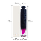 Barra de labios líquida de tubo degradado negro mate antiadherente de 39 colores (# 01-# 30)