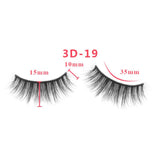 3D Thick Mink Hair False Eyelashes (#01-#25)