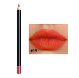 21 color black tube lip liner