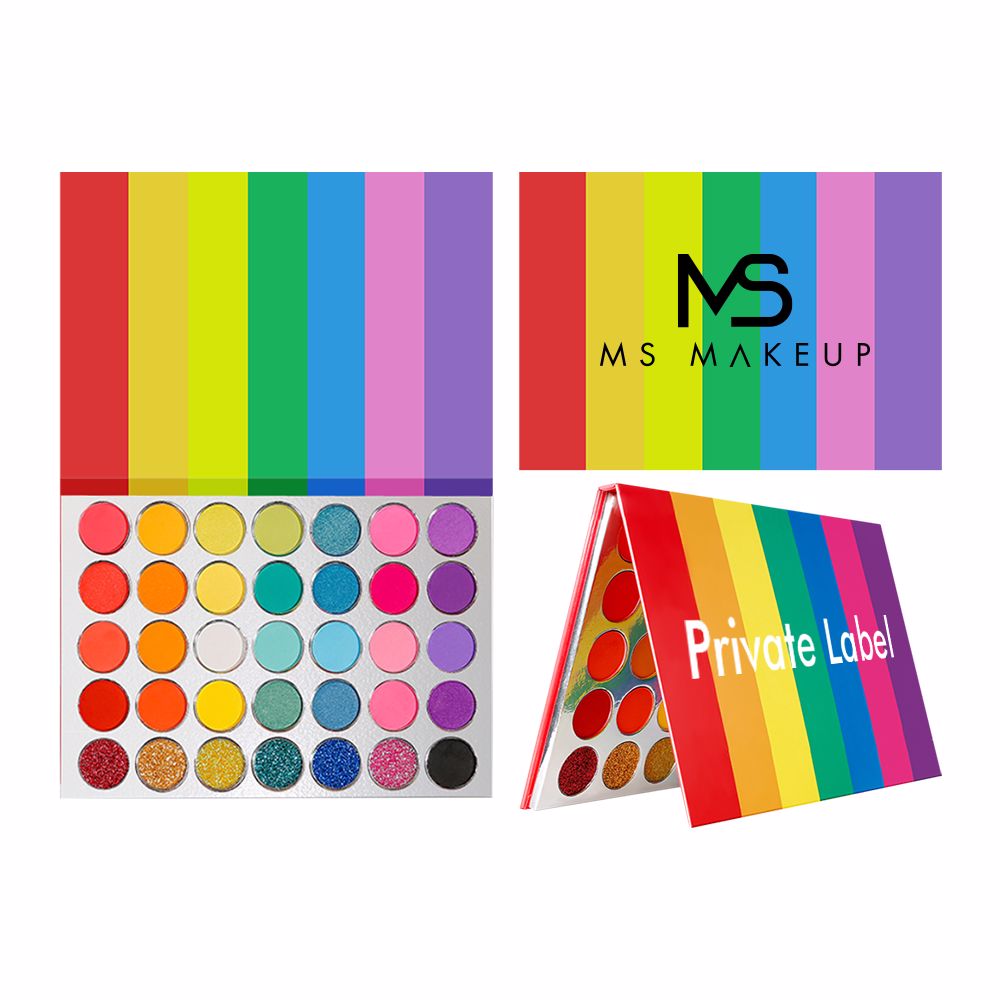 35 Colors Rainbow Eyeshadow Palette - MSmakeupoem.com