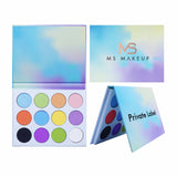 12 Colors Best Selling Custom Own Brand Eye Shadow Nude / Matte Eyeshadow Palette - MSmakeupoem.com