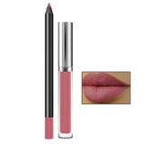 Long Lasting Lip Liner Matte Lipstick Crayon Pencil und Lip Gloss