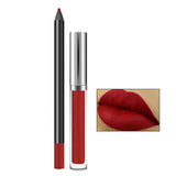 Long Lasting Lip Liner Matte Lipstick Crayon Pencil und Lip Gloss