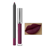 Long Lasting Lip Liner Matte Lipstick Crayon Pencil and Lip Gloss