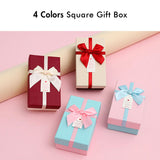 Caja de regalo cuadrada de 4 colores