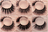 False eyelashes gold box  (3D mink hair) 【30PCS Free Shipping & Free Print Logo】