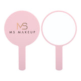 Miroir de maquillage portable rond 5 couleurs