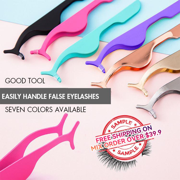 【SAMPLE】False Eyelash Tweezers -【Free Shipping On Mix Order Over $39.9】