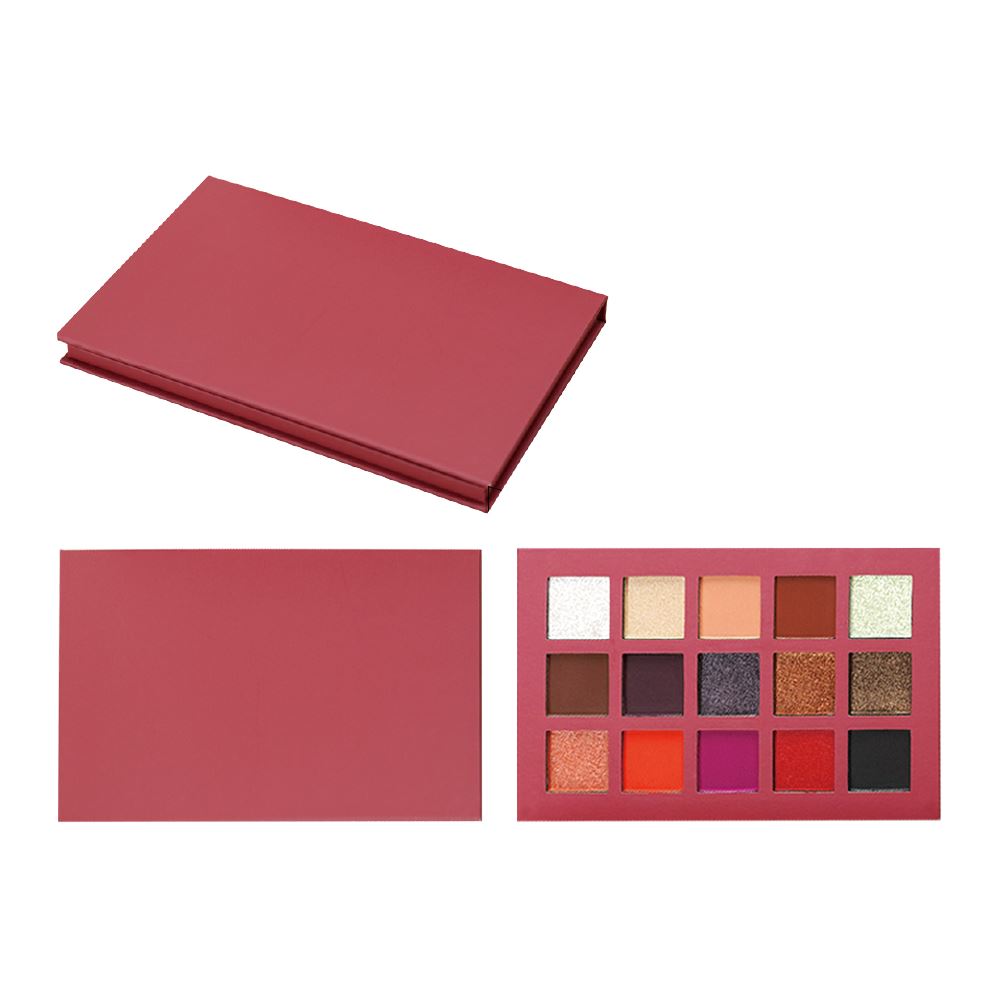 15 color wine red eyeshadow palette