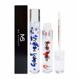 Random Butterfly & Fruit Clear Lip Gloss / Ms Makeup Lip Goloss Proveedor