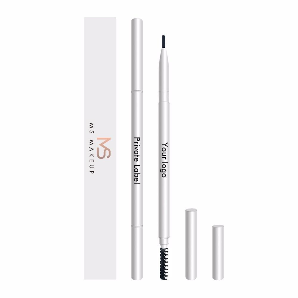 6 Colors Ultra-fine Eyebrow Pencil with White Box【30PCS Free Shipping & Free Print Logo】