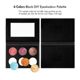 6 Farben DIY Ihre eigene Lidschattenpalette 【Probe】