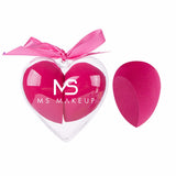 Oeufs de beauté en forme de coeur de 8 couleurs (avec la boîte)/logo adapté aux besoins du client par éponge de maquillage
