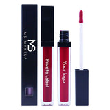 51 colors Customize Lipstick Liquid Vegan / 11 Color Black Lid Non-stick Liquid Lipstick（50pcs free shipping）