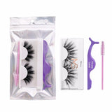 26 Kinds of False Eyelashes 1 Pair Set with Eyelash Tweezers/eyelash Brush