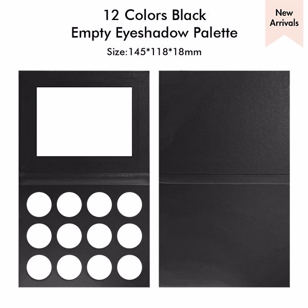 30 Stück Metall-Aufkleber Für Lidschattenpaletten – DIY Make-up Zubehör, Silber