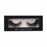 1 Pair 3d Imitation Mink Hair False Eyelashes with Square Black Box