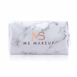Bolsa de maquillaje de mármol