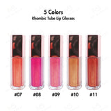 5 Colors Rhombic Tube Lip Glosses