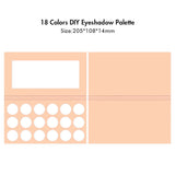 Palette de fards à paupières rose mat bricolage 18 couleurs【Échantillon】