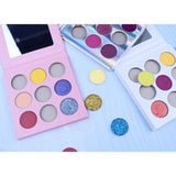 Paleta de sombras de ojos personalizada de 9 colores【20PCS Envío gratis y logotipo de impresión gratis】