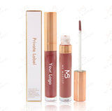 6 Farben Gold Lid Round Tube Nude Lipgloss