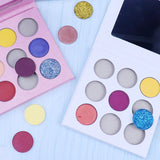 Paleta de sombras de ojos personalizada de 9 colores【20PCS Envío gratis y logotipo de impresión gratis】