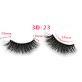 3D Thick Mink Hair False Eyelashes (#01-#25)