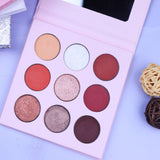 9 Color Highpigment Eyeshadow Palette（50pcs free shipping）