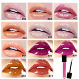 11 Colors Black Lid Square Tube Lip Glosses - MSmakeupoem.com