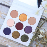 3 Types of Nine Colors Autumn Palettes