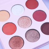 Palette mit 9 hochpigmentierten Lidschatten