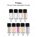 9 Colors Chrome Loose Eyeshadow Powder