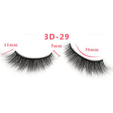 3D Thick Mink Hair False Eyelashes (#26-#50)