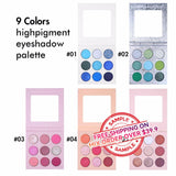 【PROBE】 9-farbige hochpigmentierte Lidschatten-Palette - 【Kostenloser Versand bei Mischbestellung über 39,9 $】