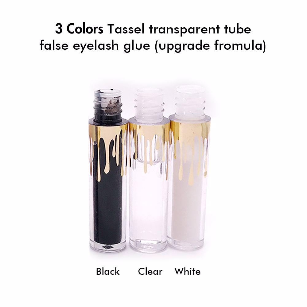 3 Color Tassel Transparent Tube False Eyelash Glue (upgrade Fromula) - MSmakeupoem.com