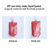 Diy Lápiz labial líquido mate no pegajoso Material original Productos a medio terminar (50 ml / 200 ml)