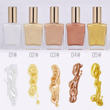 5 colores Quicksand Highlight Makeup Setting Spray Private Label